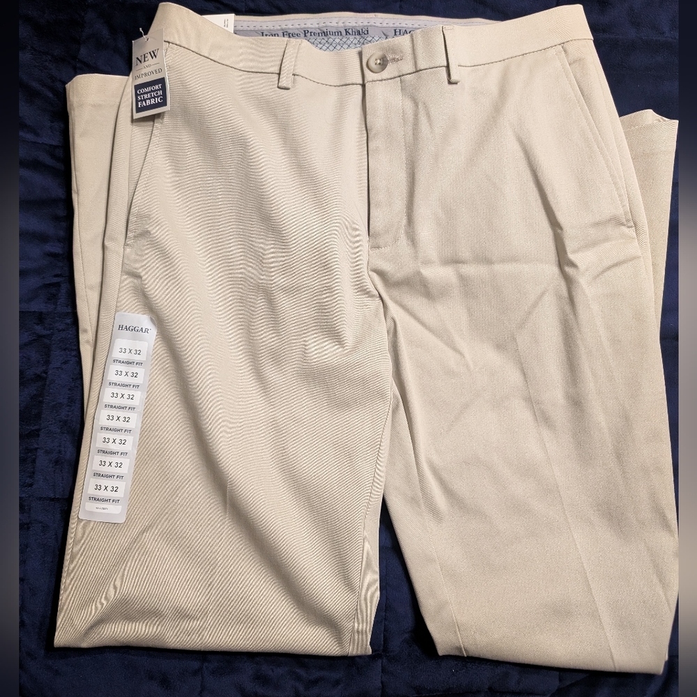 Haggar Khaki Pants 33x32